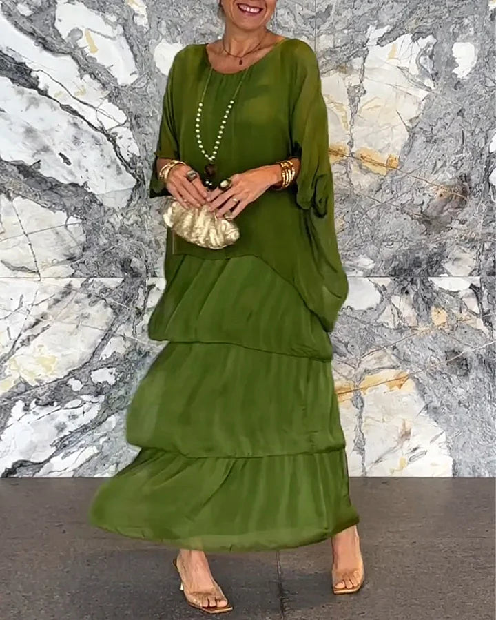 Artistic Loose-Fit Maxi Dress for Style and Comfort Finest Treasure Artistic Loose-Fit Maxi Dress for Style and Comfort Finest Treasure