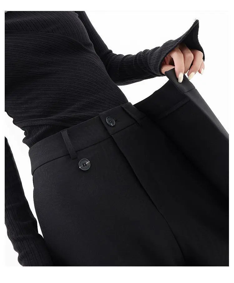 Asymmetric Wide Leg Pants