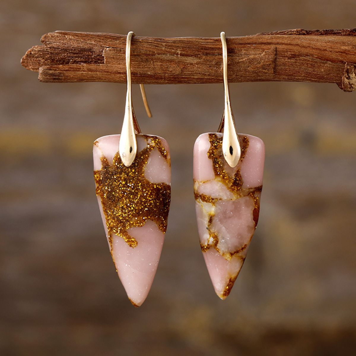 Natural Stone Earrings