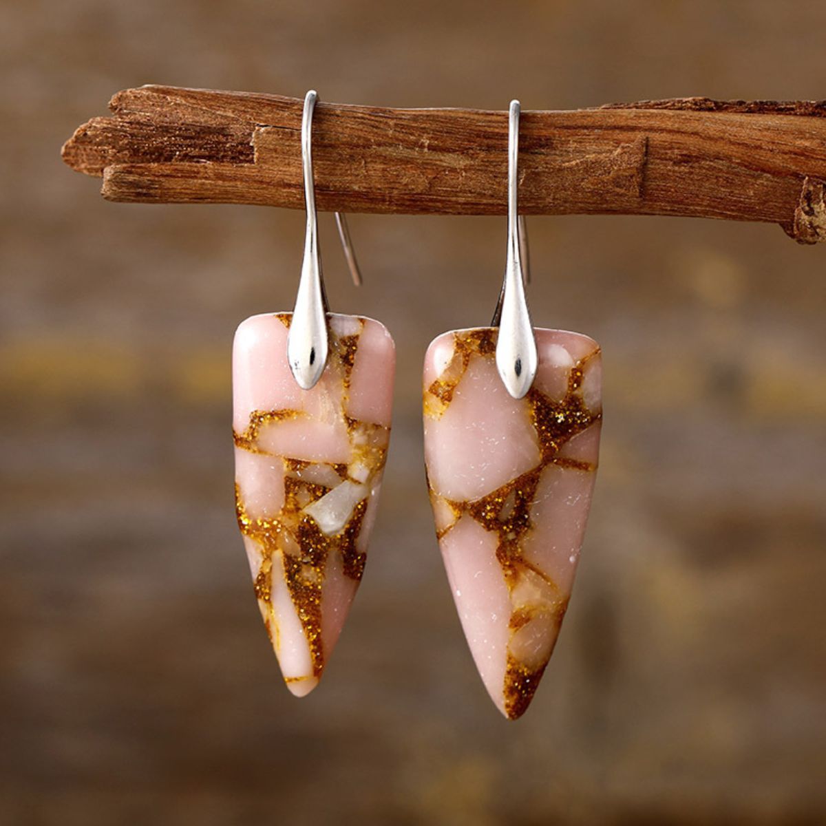 Natural Stone Earrings