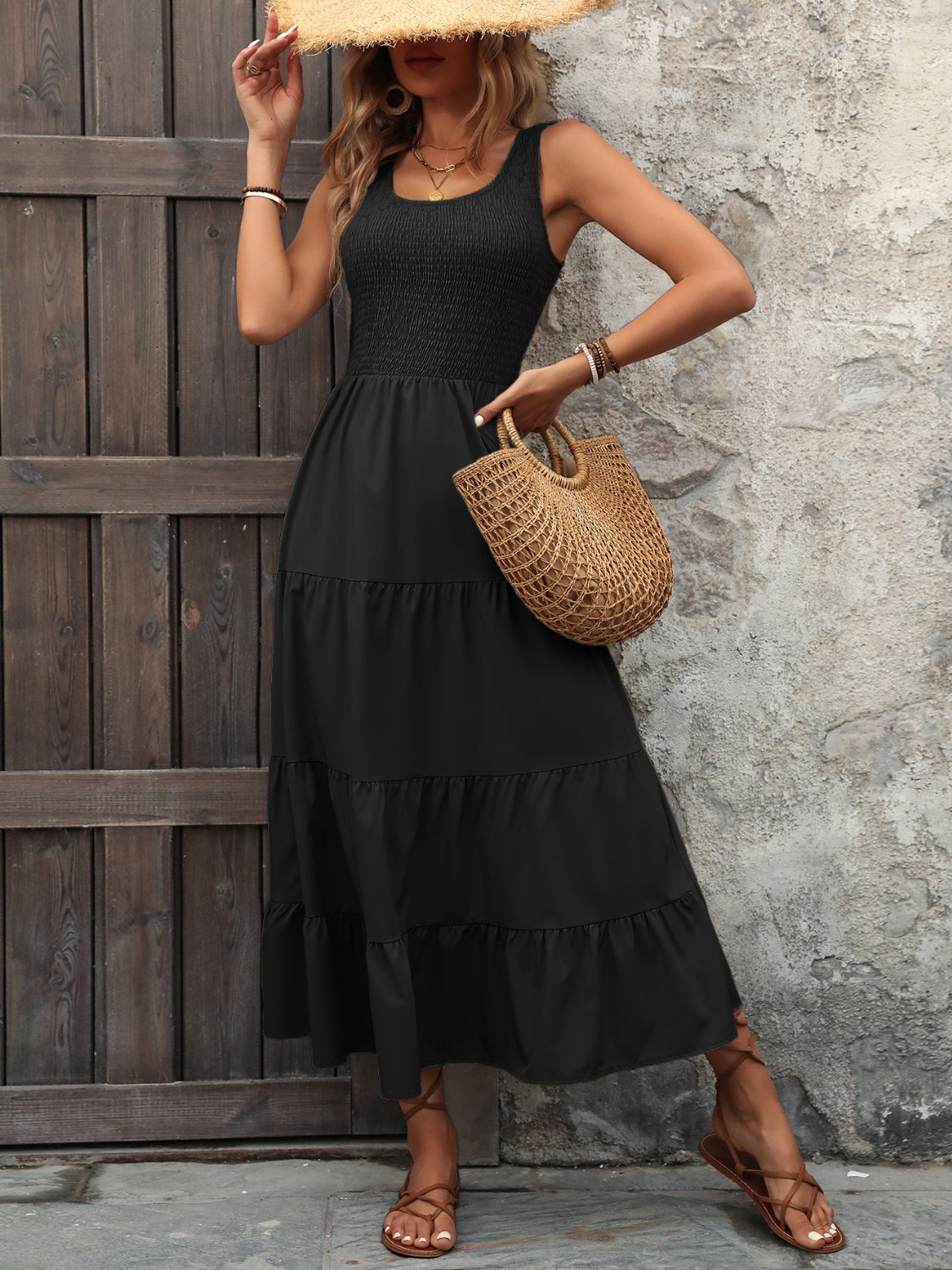 Comfortable Sleeveless Tank Dress