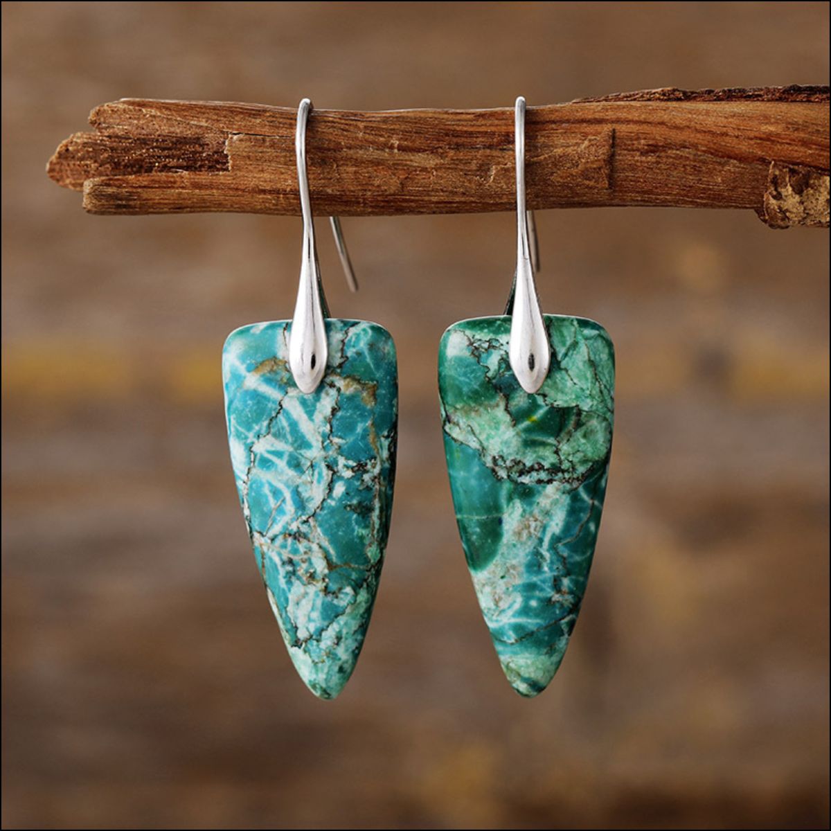 Natural Stone Earrings