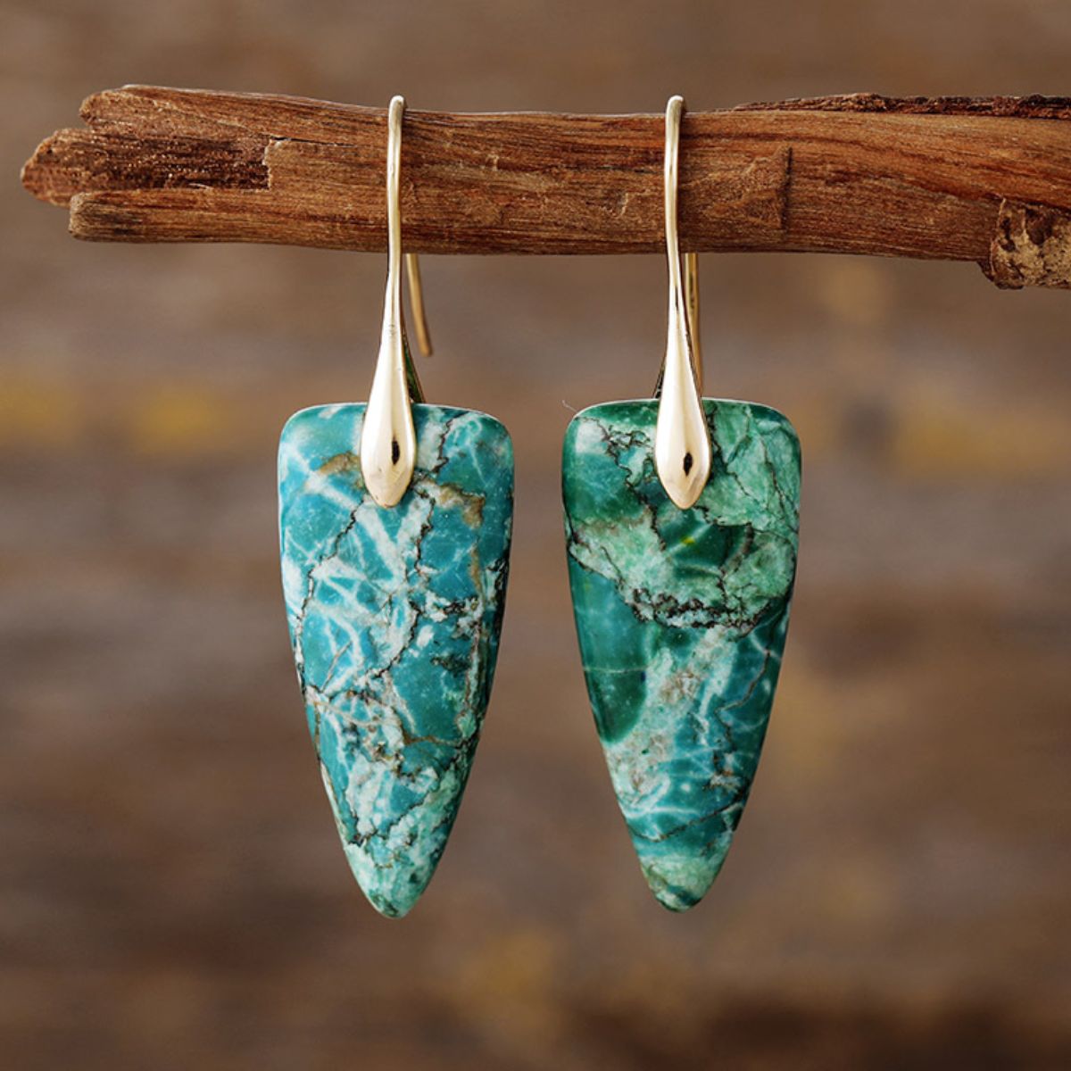 Natural Stone Earrings